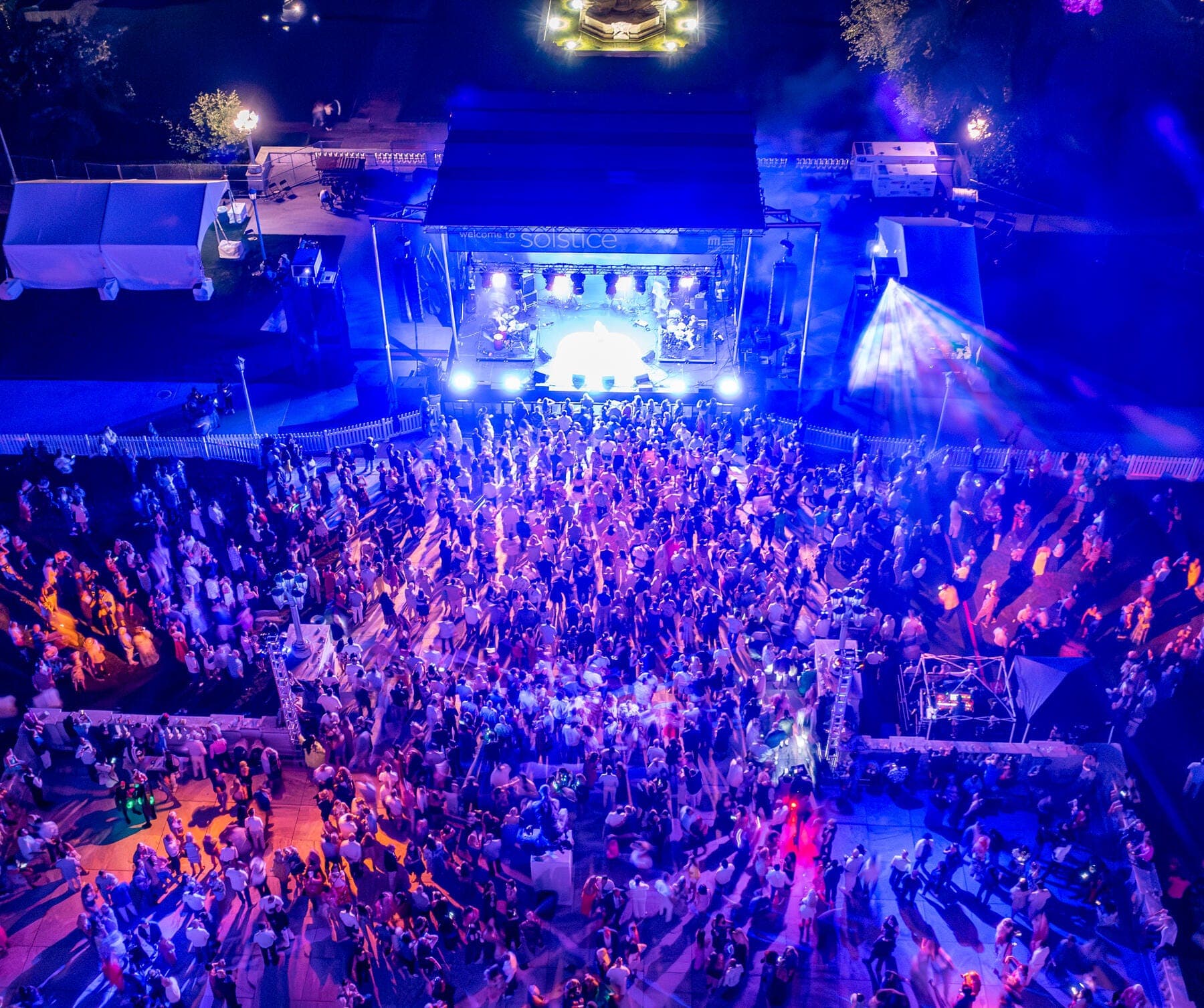 a large crowd of people at a concert