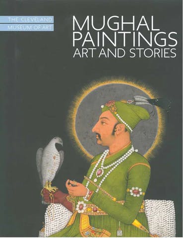 Book cover with a painting of a man in an emerald green coat with a bird of prey in profile