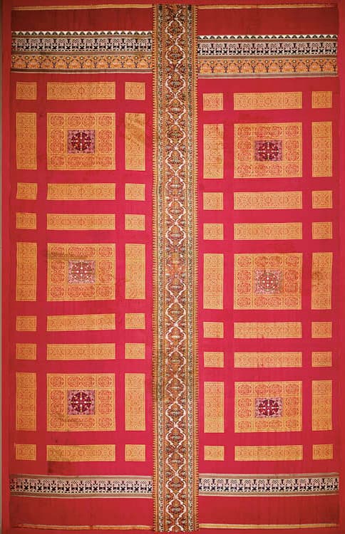 Alhambra Palace Silk Curtain-Hanging