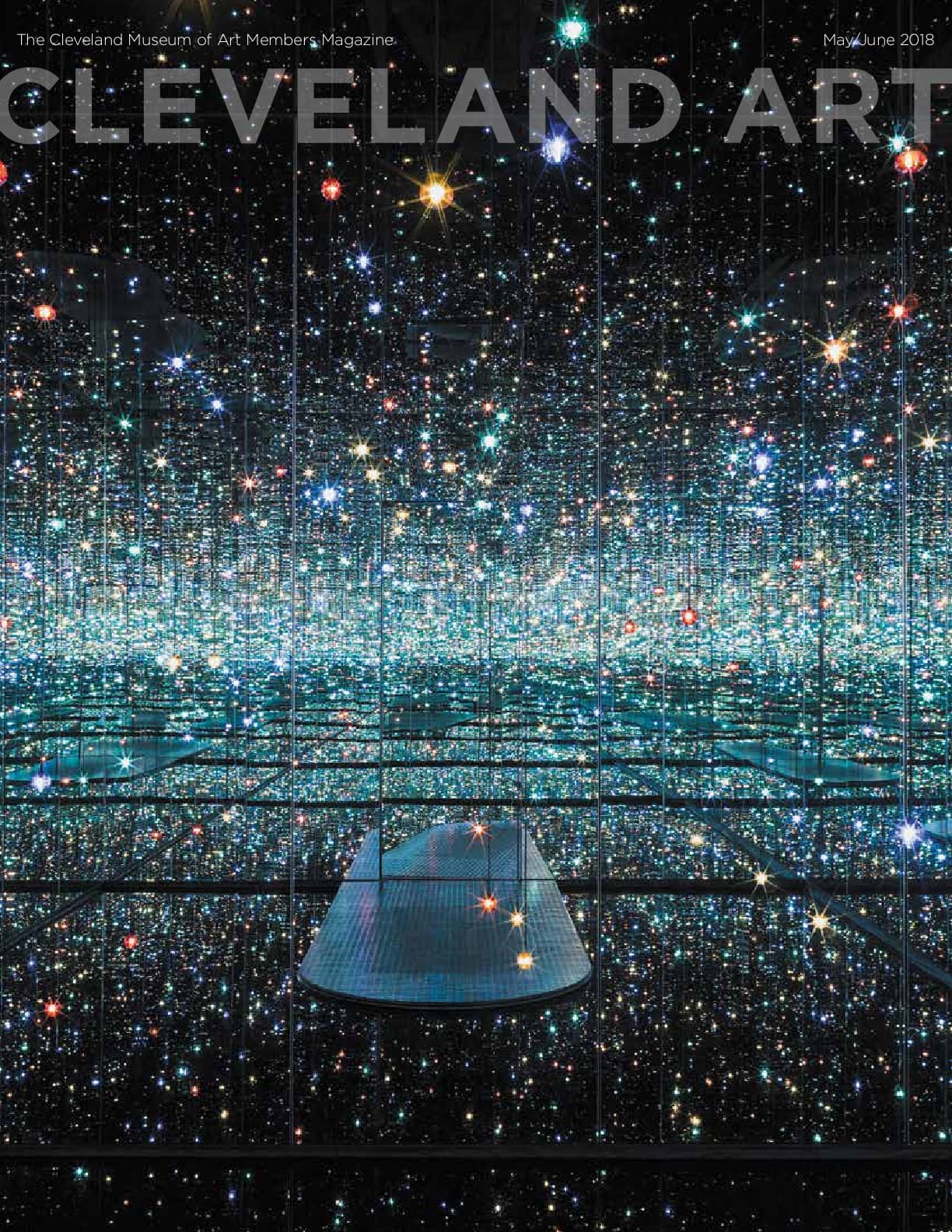 Cleveland Art magazine cover Kusama room 