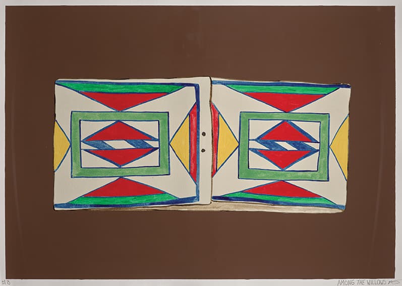 Abstarct shapes on canvas