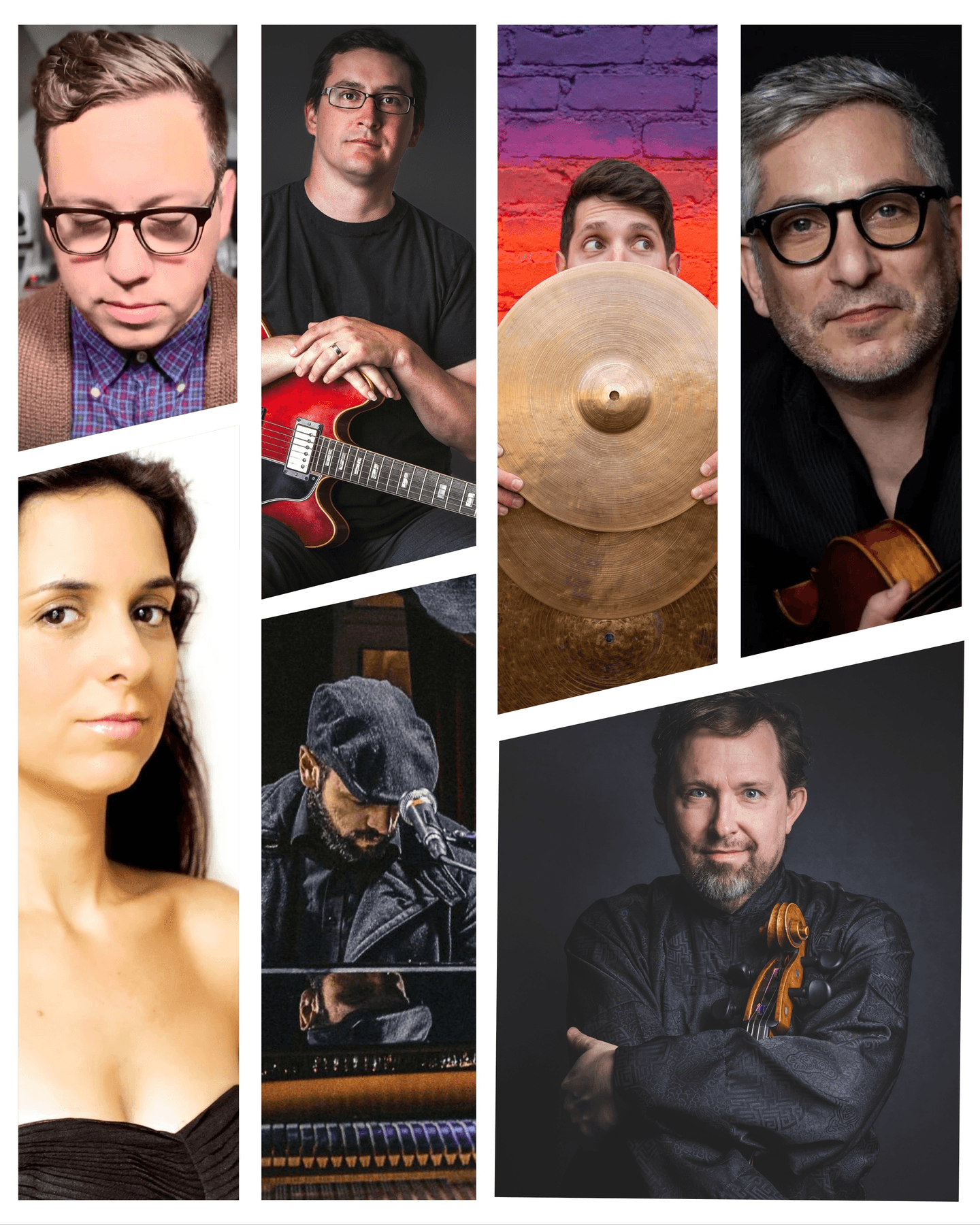 a collage of a man and a woman