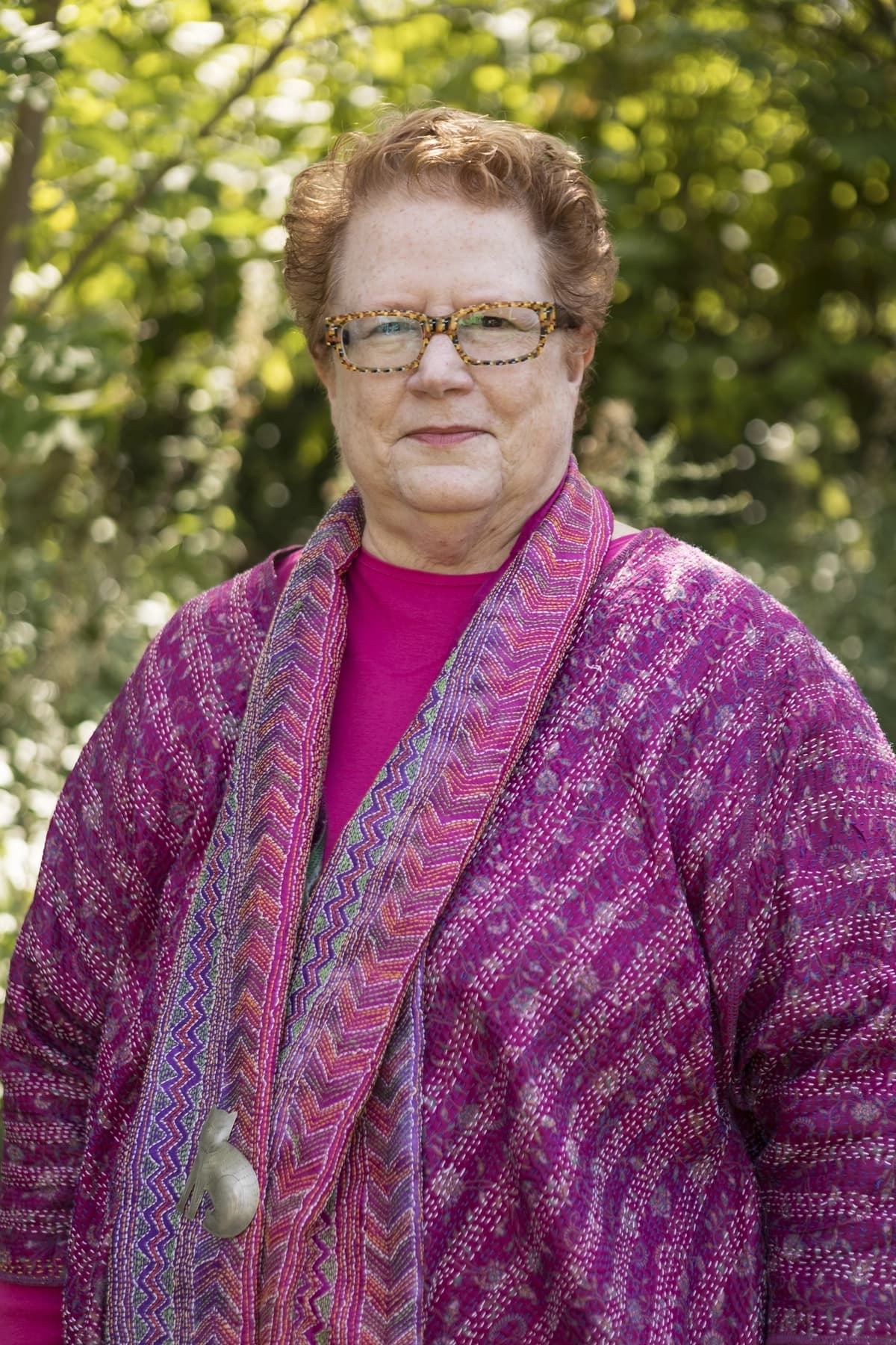 a man wearing glasses