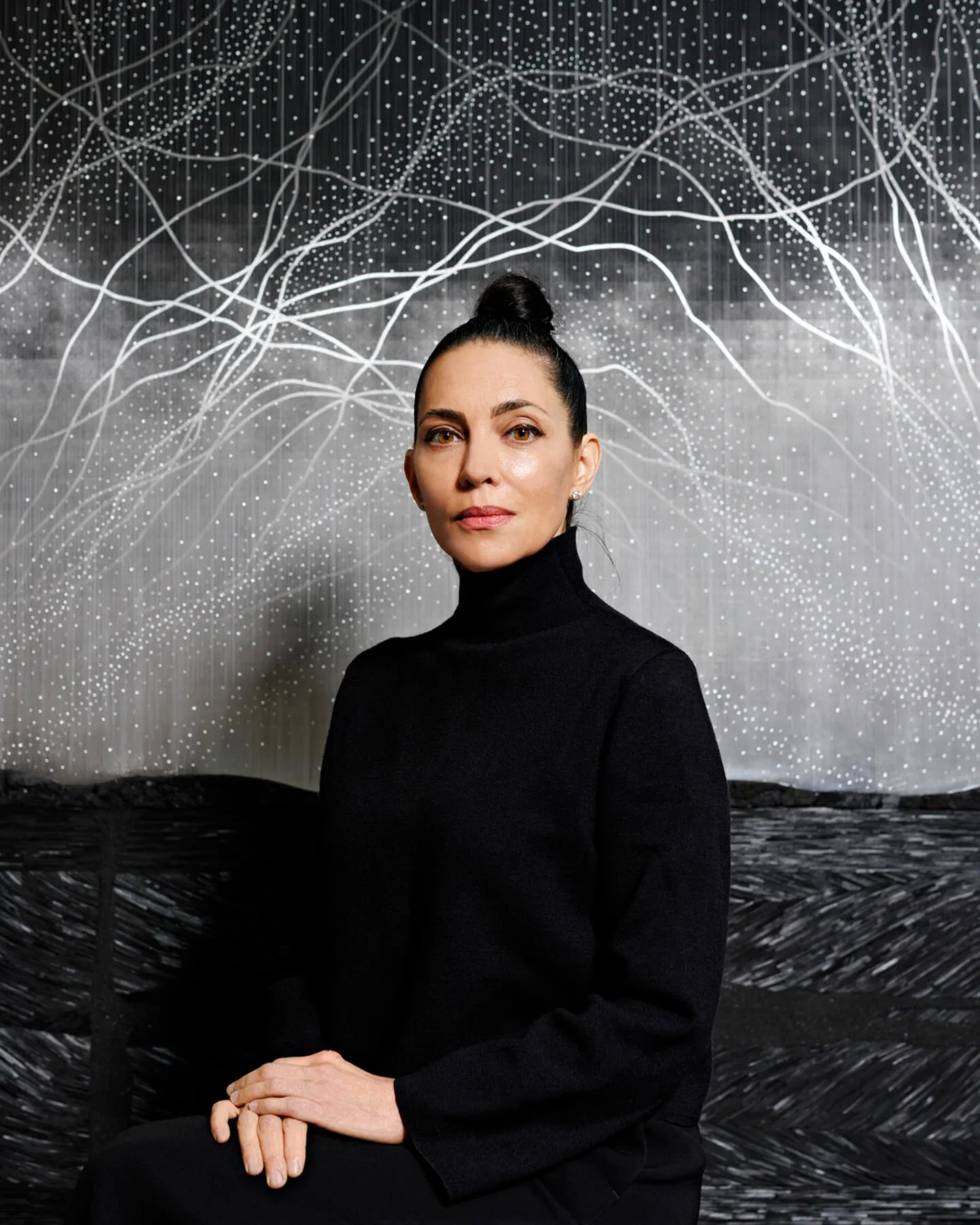 Teresita Fernández posing for a picture