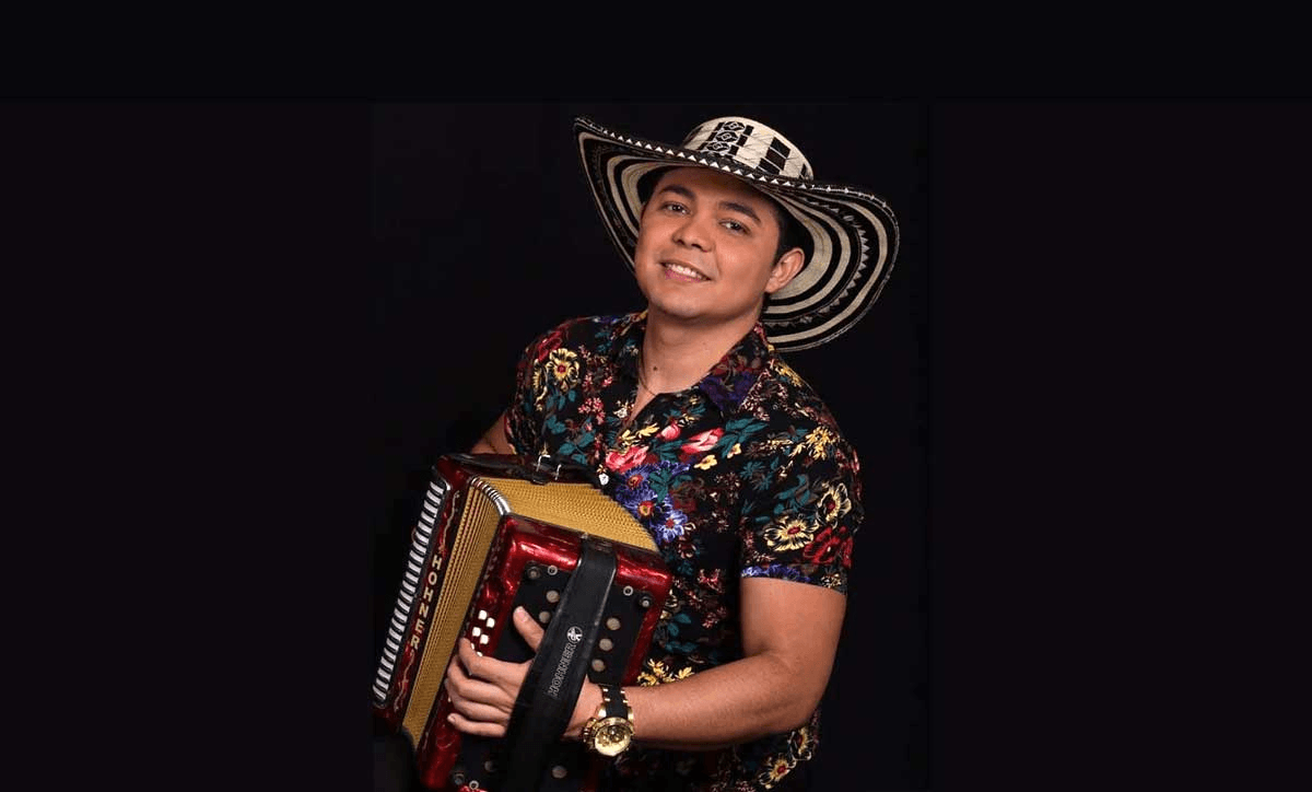 a person playing an accordion