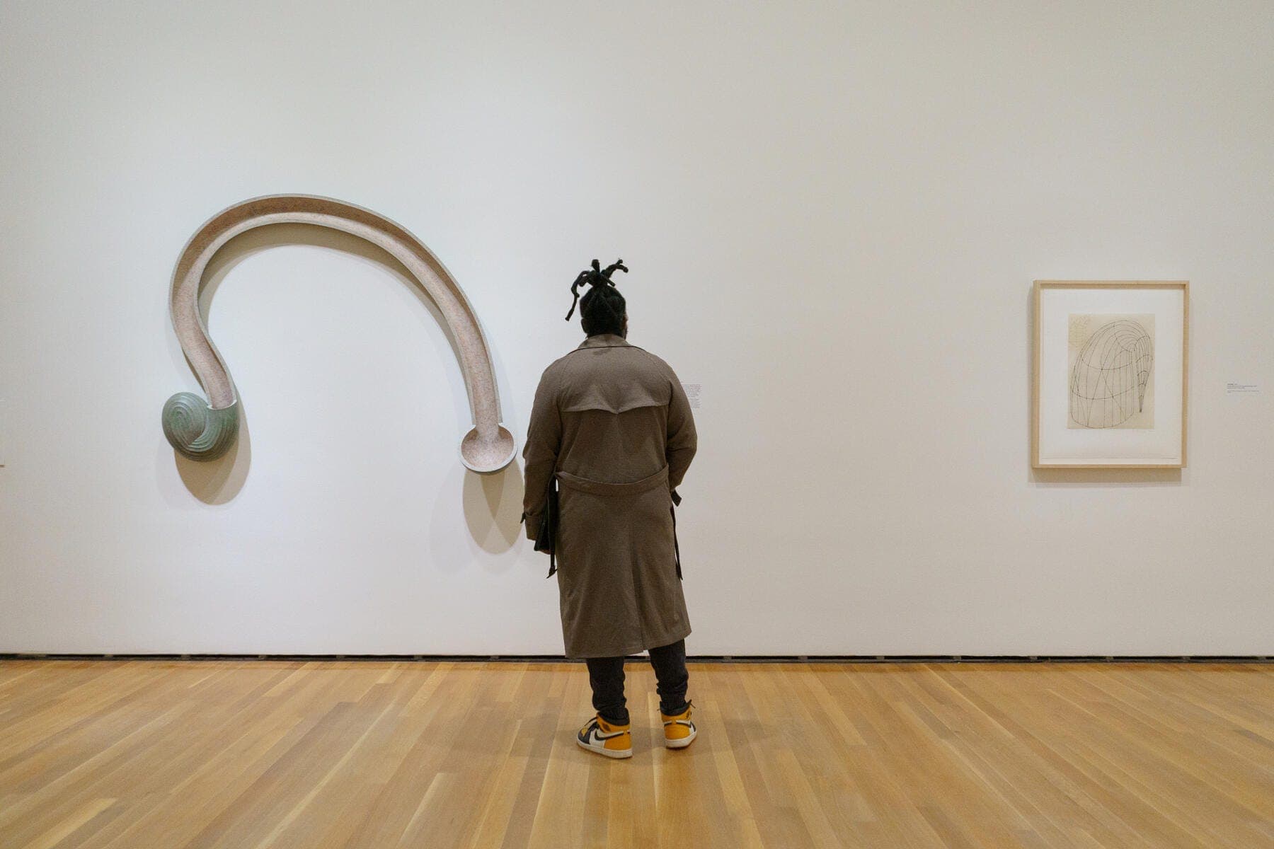 a person wearing a garment
