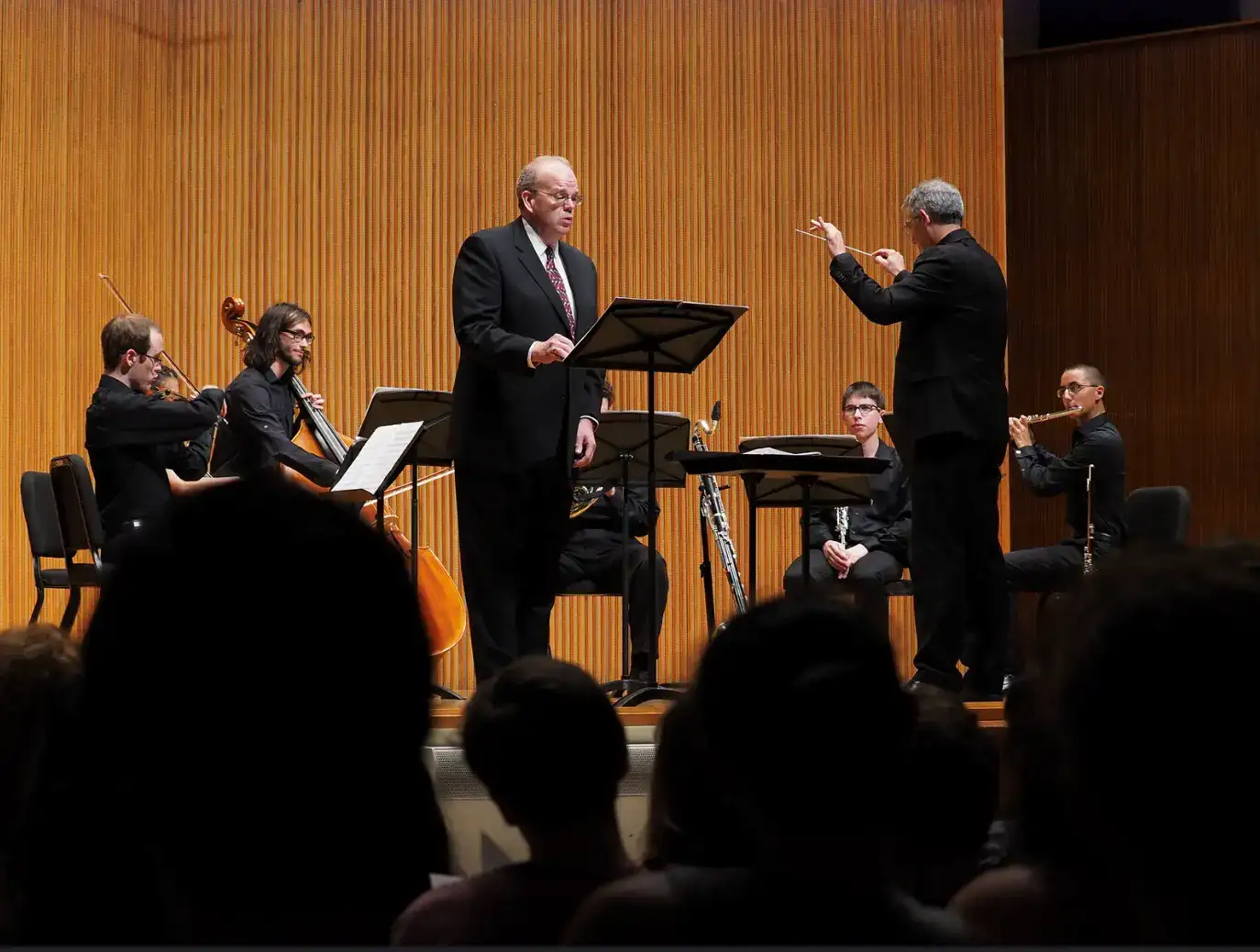 a group of people playing instruments