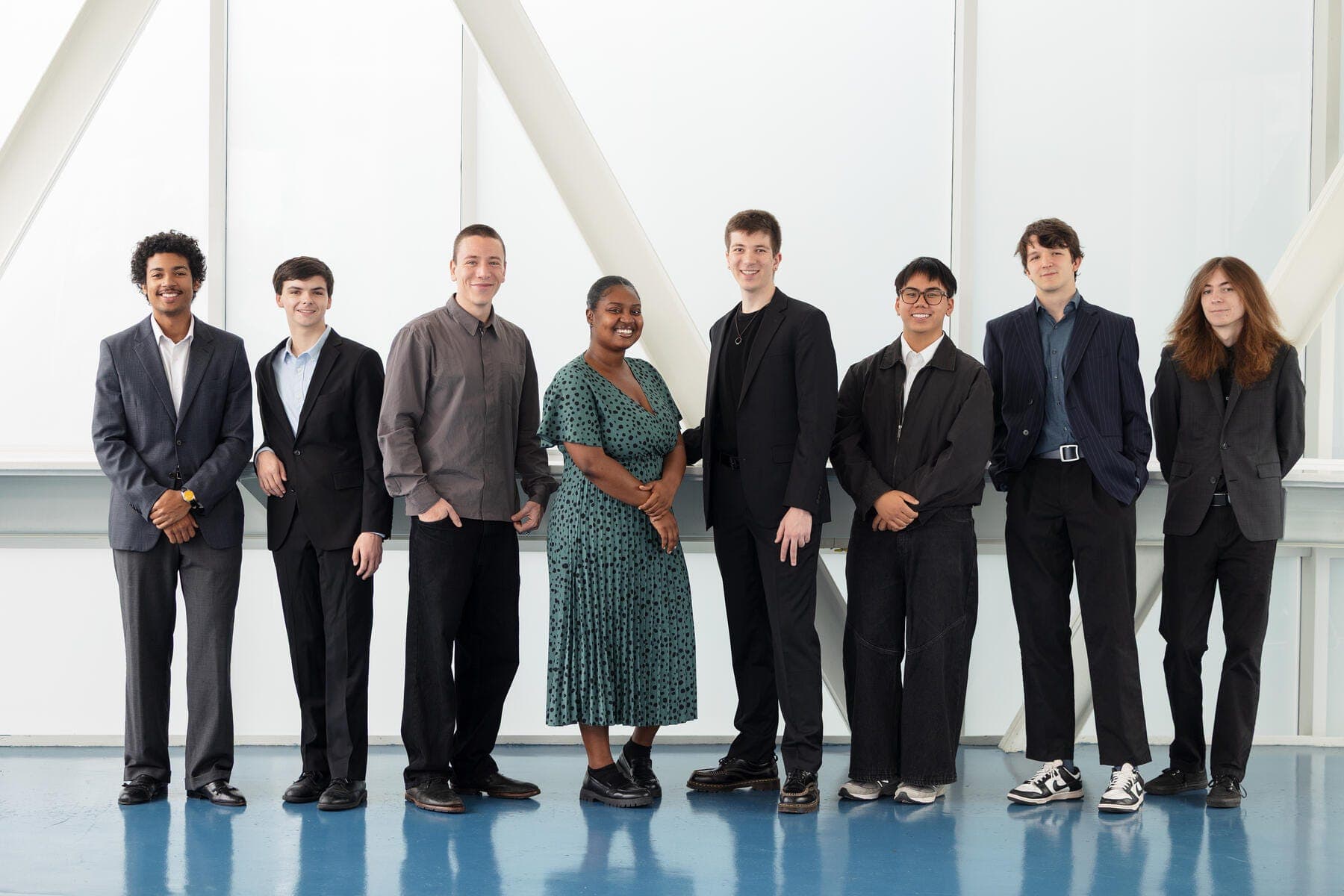 George Williamson et al. posing for a photo