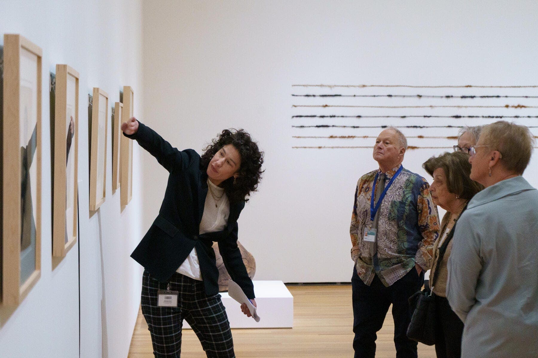 a person in a black suit