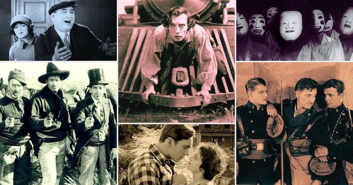 a collage of Buster Keaton