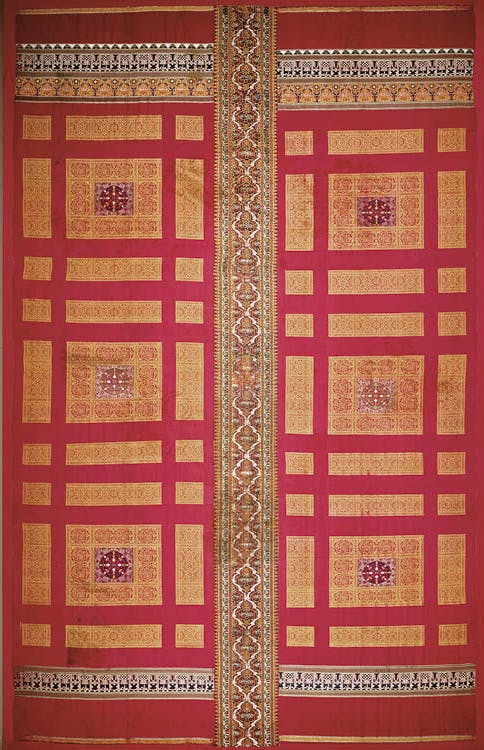 Alhambra Palace Silk Curtain-Hanging 