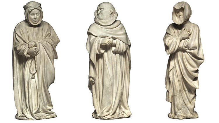 Three Mourners from the Tomb of Philip the Bold, Duke of Burgundy