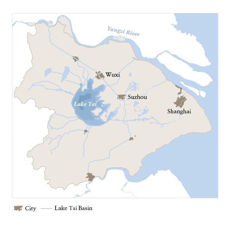 Map of Lake Tai