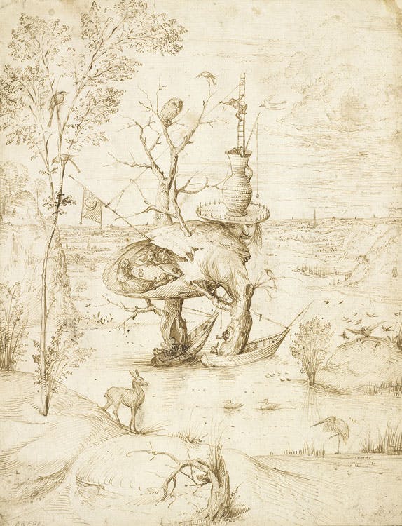 The Tree Man c. 1500–1510. Hieronymus Bosch