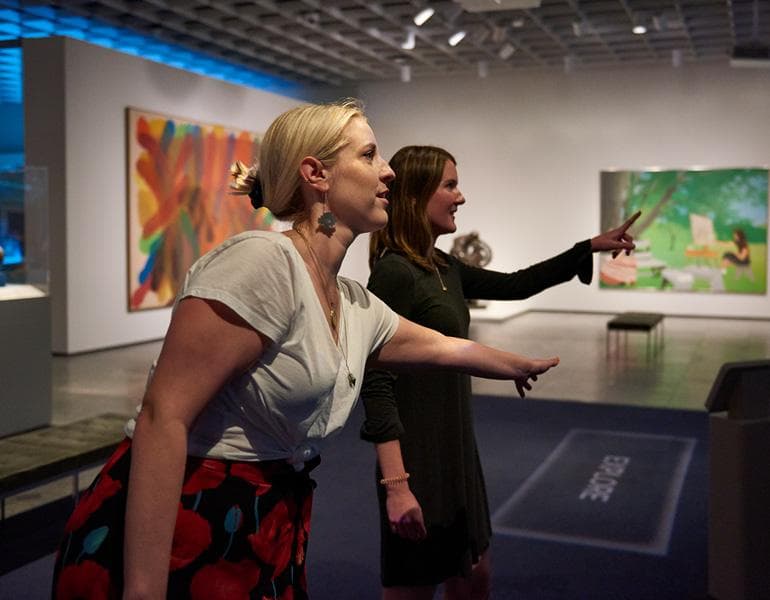 Visitors at ArtLens Exhibit