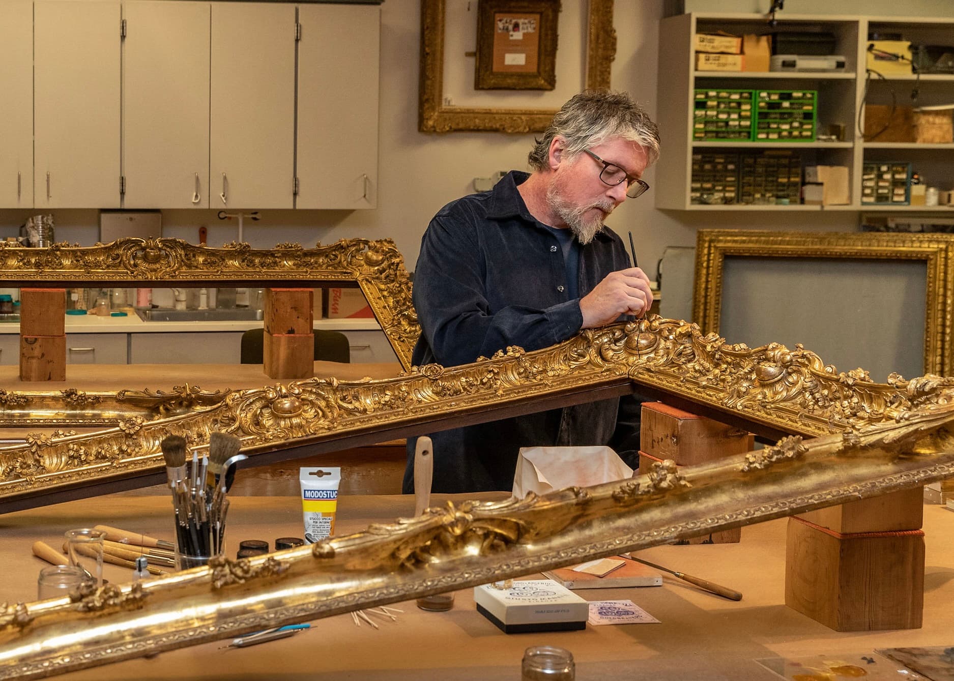 Conservation Technician for Paintings and Frames David Piurek