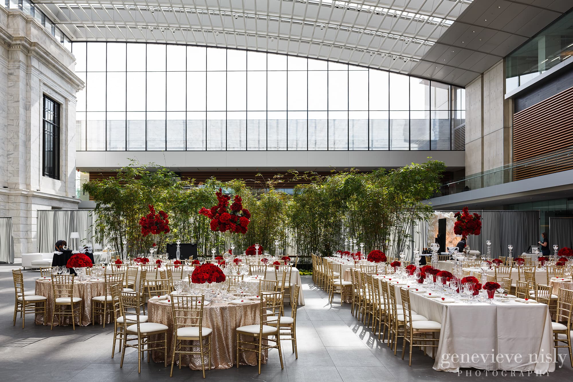 Ames Family Atrium Event Set-up