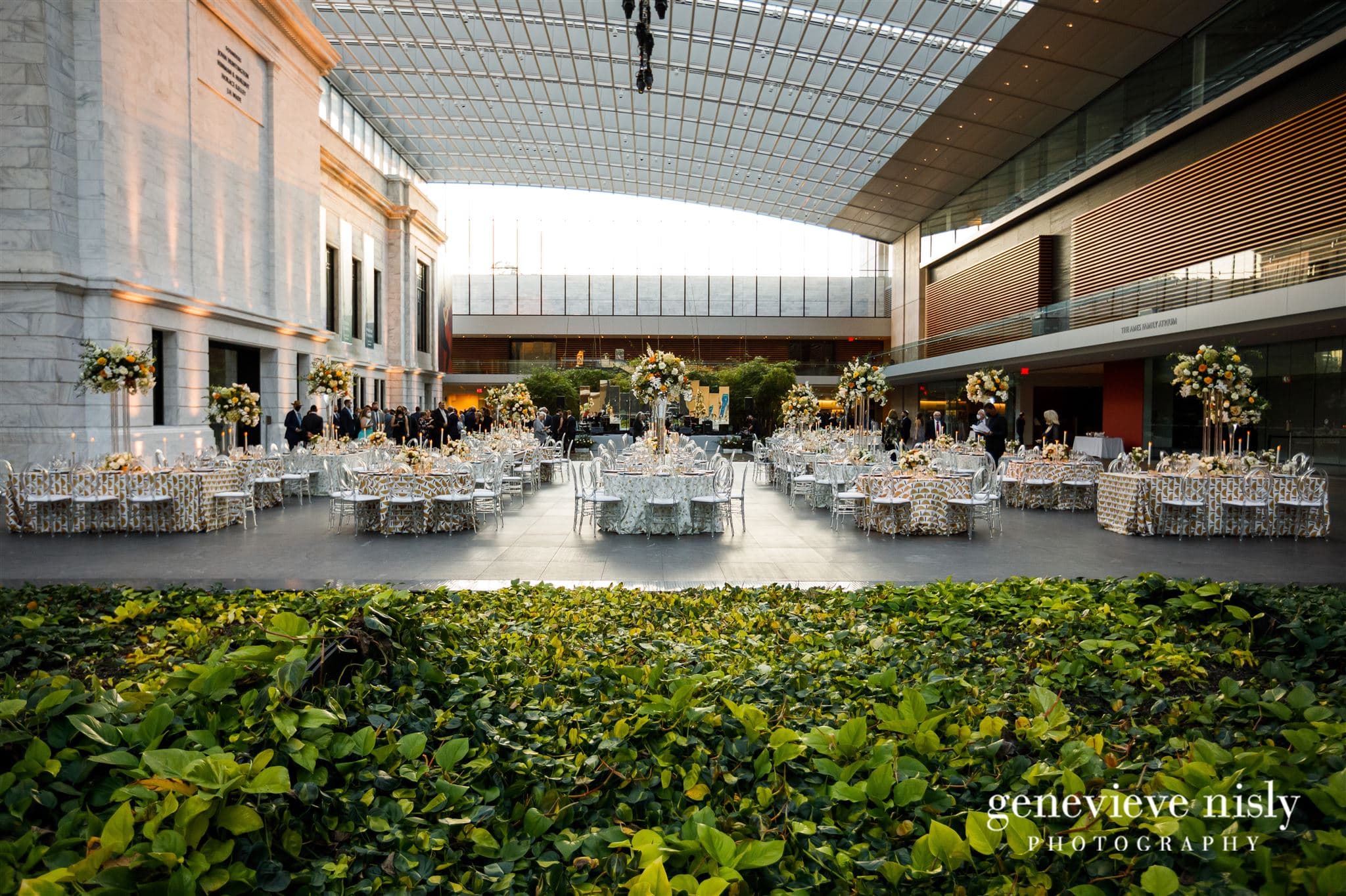 Ames Family Atrium Event Set-up