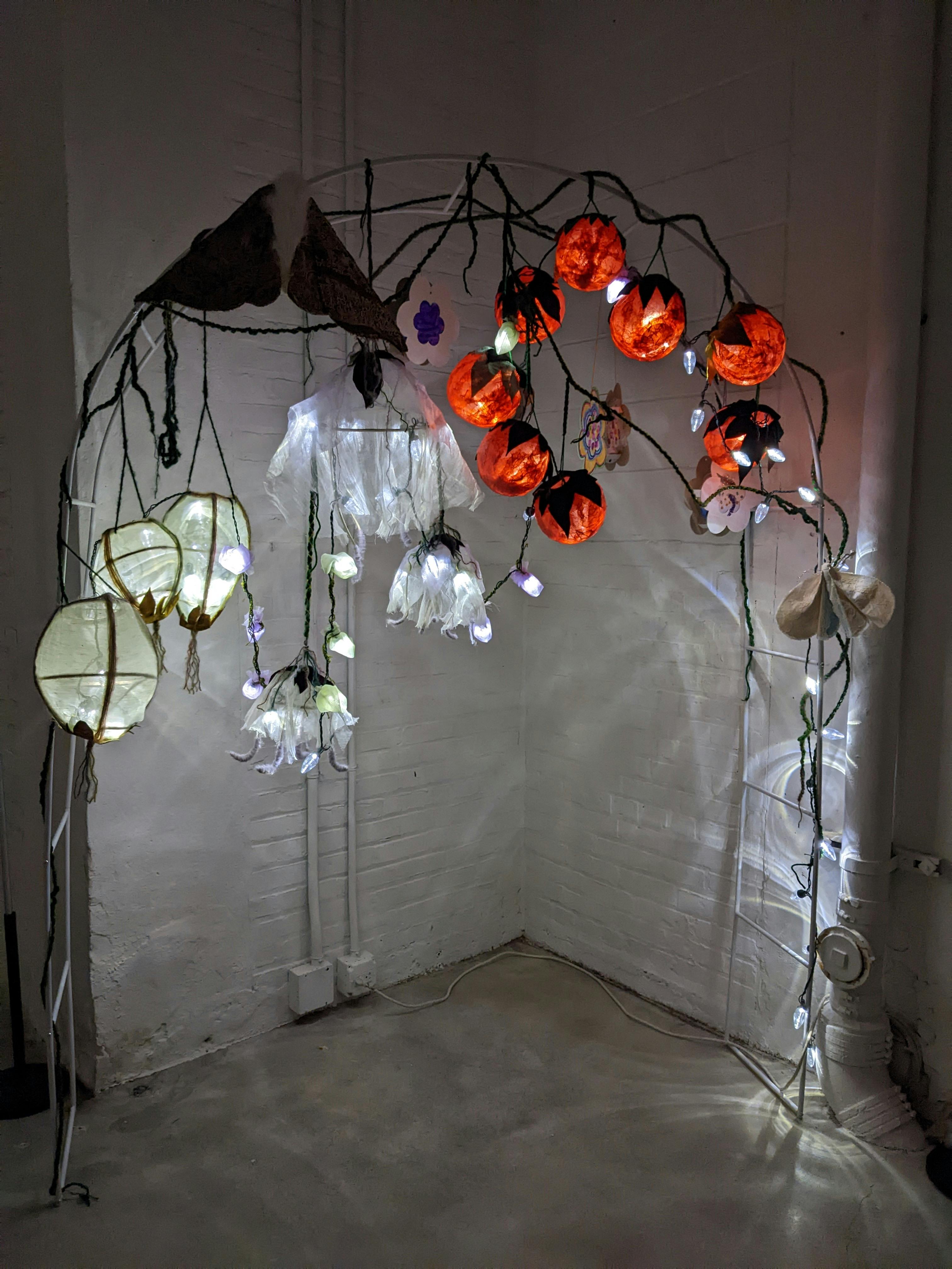 Lantern installation by Susie Underwood