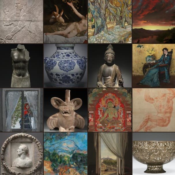 tiled images of multiple artworks in a grid