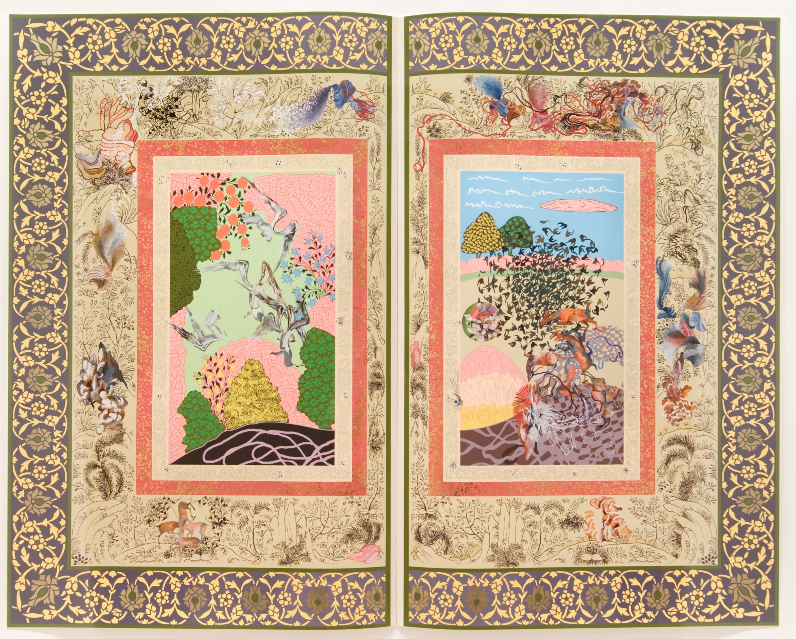 Watercolor hand painting