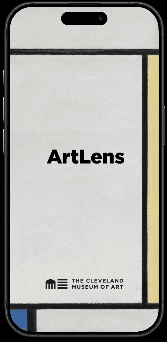 Loading screen of the ArtLens App