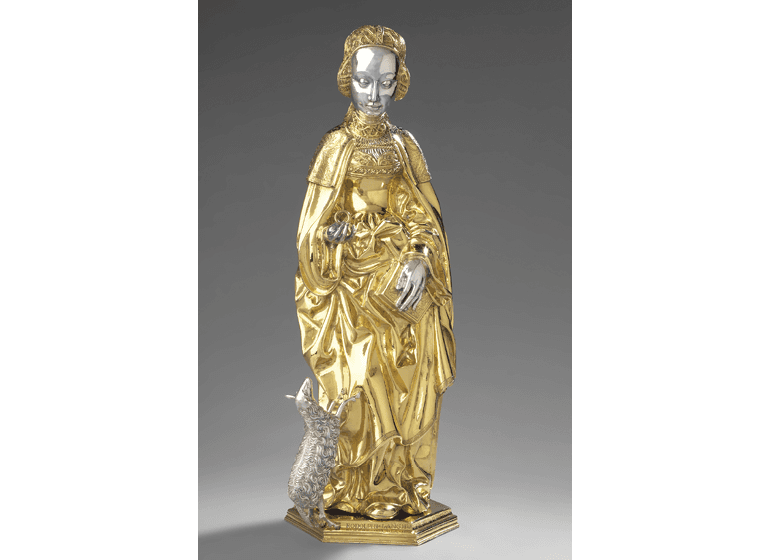 Reliquary Statuette of Saint Agnes
