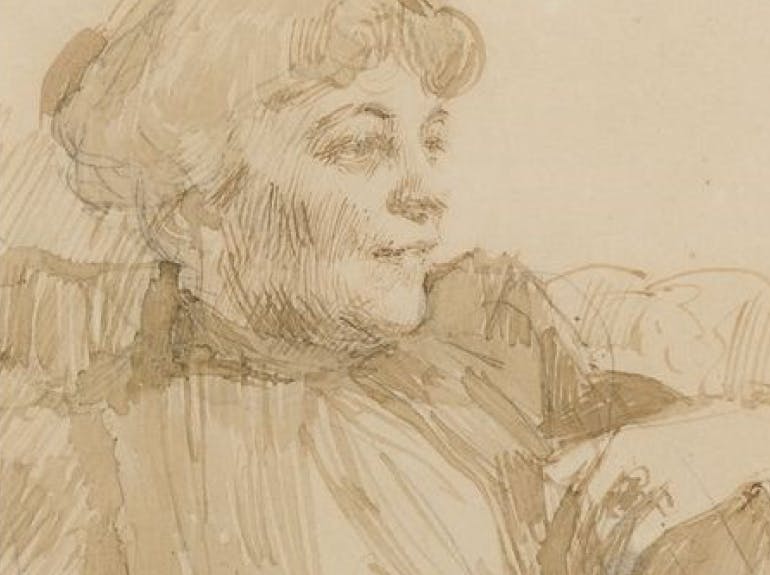 detail of a drawing