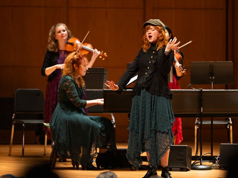 Apollo's Fire Performing On Stage