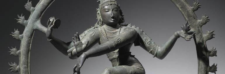 Nataraja, Shiva as the King of Dance (detail), 1000s. South India, Chola period (900-13th Century). Bronze; 111.5 x 101.65 cm. Purchase from the J. H. Wade Fund 1930.331