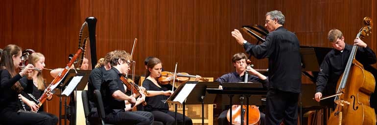Oberlin Contemporary Music Ensemble. Photo by Roger Mastroianni.