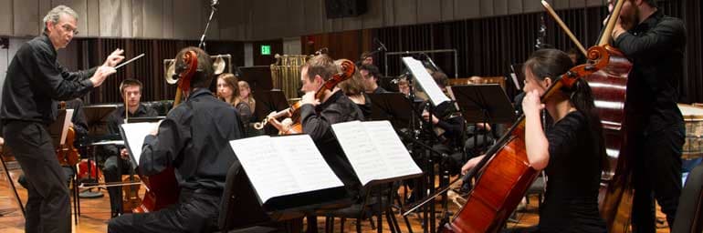 Oberlin Contemporary Music Ensemble. Photo by Kevin Reeves