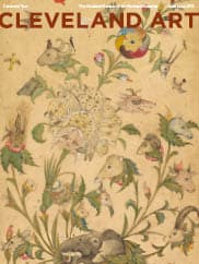 Cover: An opaque watercolor, floral fantasy of animals and birds from Mughal India.